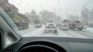 Sneeuw in verkeer 2