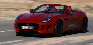 Jaguar in testdrive