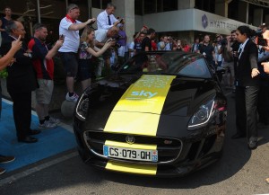 Chris Froome Presented with Jaguar F-TYPE