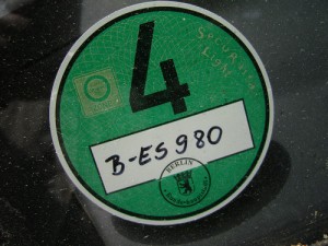 Milieuzones - 5 - groene sticker