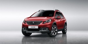 Peugeot 2008 SUV 2016 - front red
