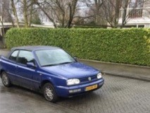 VW Golf Cabrio blauw