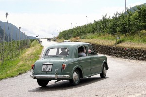 Fiat 1100 1956 uphill
