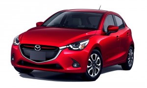 Mazda 2 front red 2015