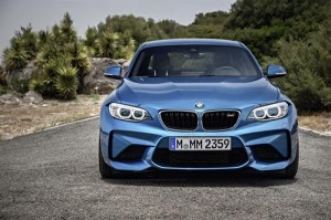 BMW M2 front blue