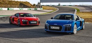 Audsi R8 red and blue