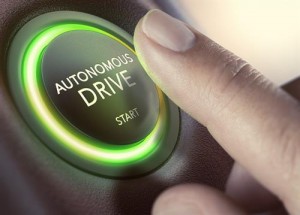 Autonoom rijden knop